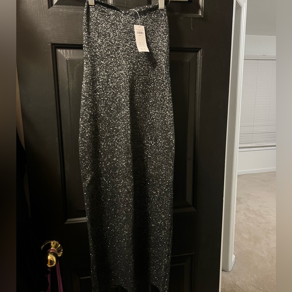 NWT Abercrombie sparkly strapless midi dress
